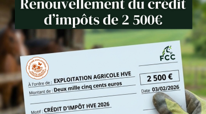 Renouvellement du crédit d'impôts HVE en 2026