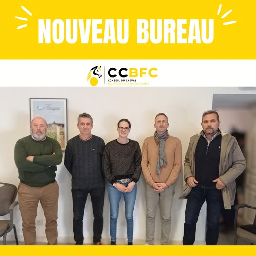 Un nouveau bureau élu au Conseil du Cheval BFC