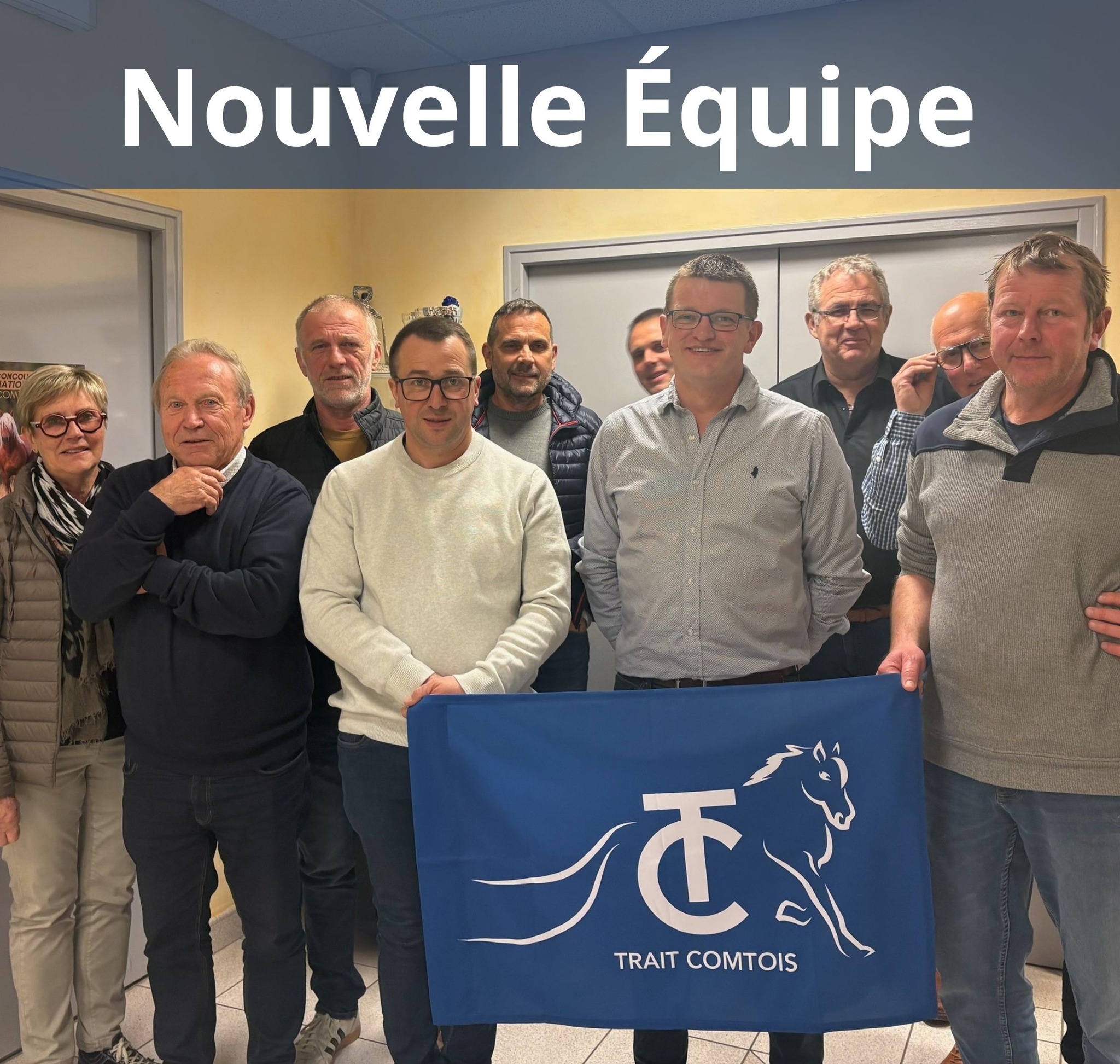 Changement de Présidence pour l'Association Nationale du Cheval de Trait Comtois