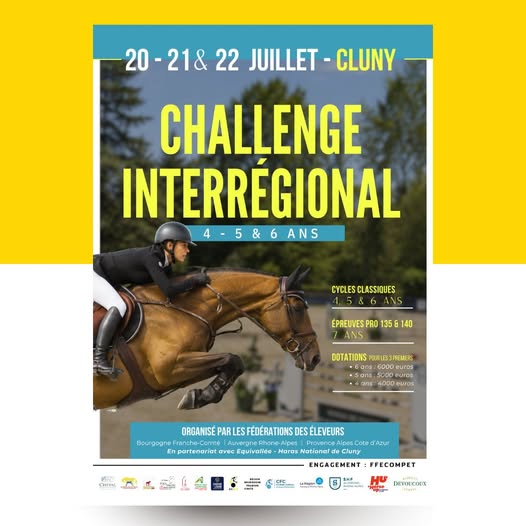 Le conseil du cheval soutient le challenge interregional des jeunes chevaux