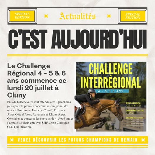 Le Challenge Inter-régional : C'est aujourd'hui !