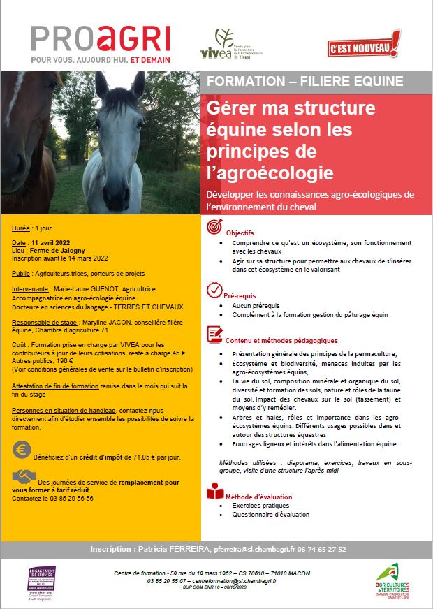 Gérer ma structure équine selon les principes de l'agroécologie (71)