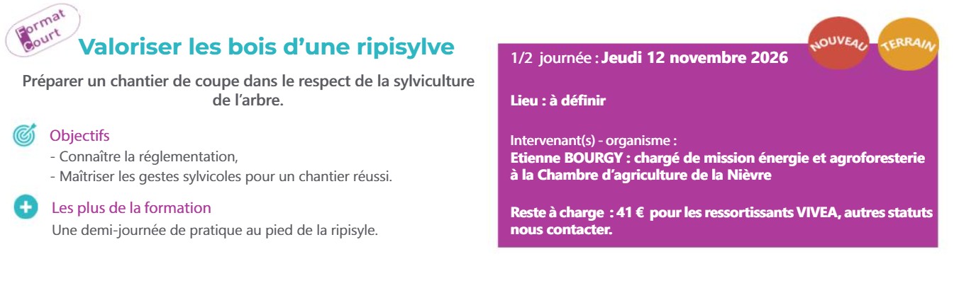 Valoriser les bois d’une ripisylve (58)