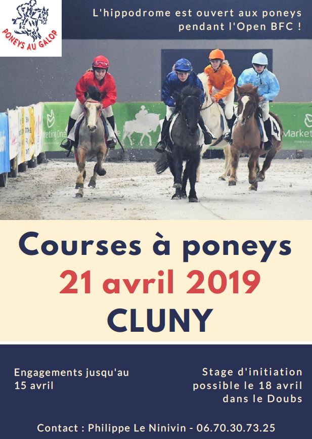 courses de poneys à Cluny